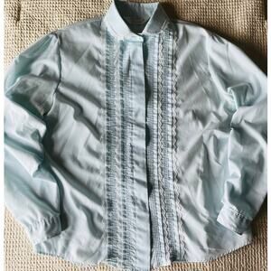 Vintage Baby Blue Blouse